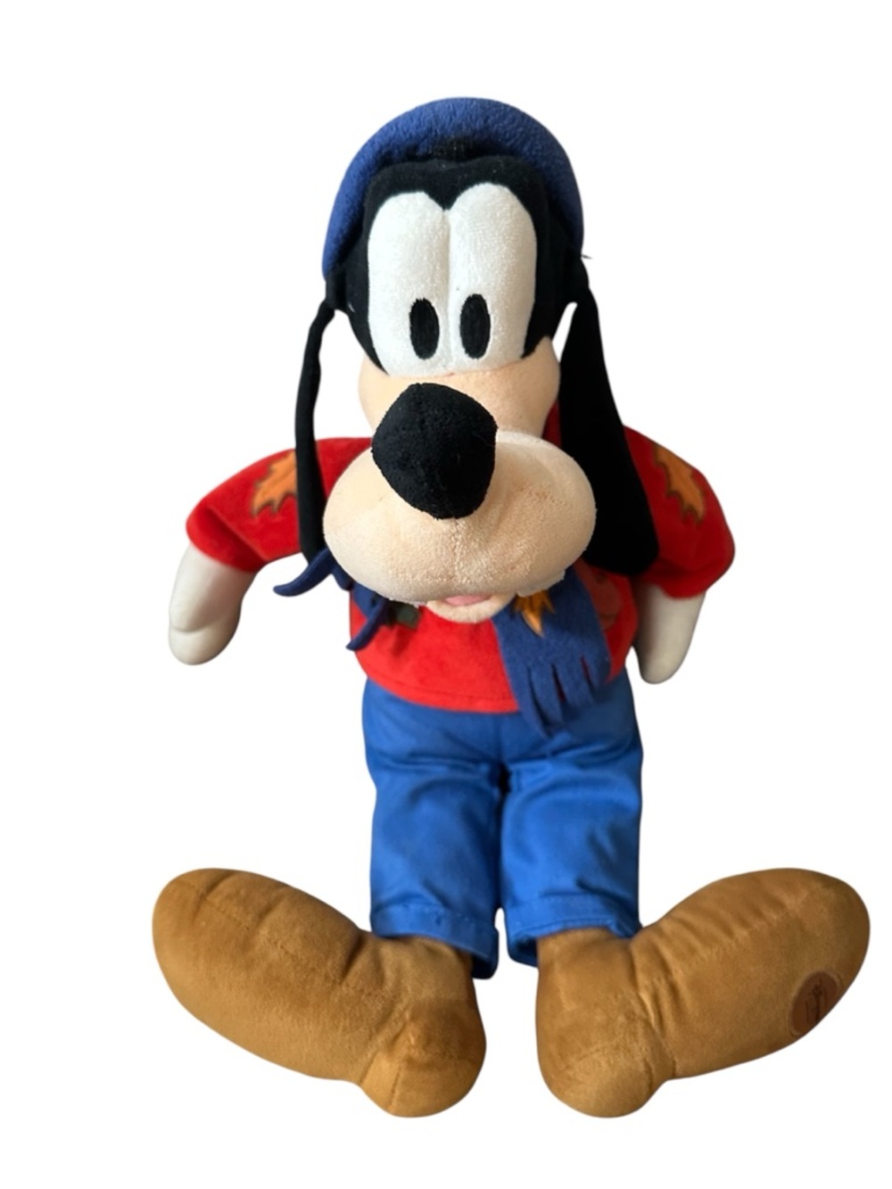 Disney Vintage Autumn Goofy Plush Doll